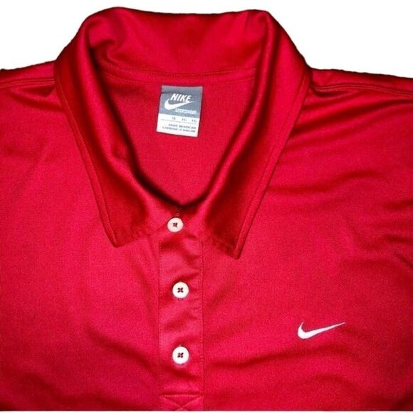 Nike Performance Polo in Bright Red Men’s XL - Picture 2 of 7